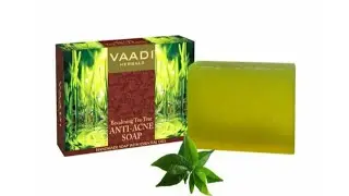 How to Use_Vaadi Herbals Becalming Tea Tree Soap Anti-Acne Therapy #beautyproductreviewwithritu