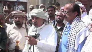 شبوة= استقبل رسمي وشعبي وكلمة محافظ محافظة شبوة الشرعي الشيخ عبدالله النسي بشبوة