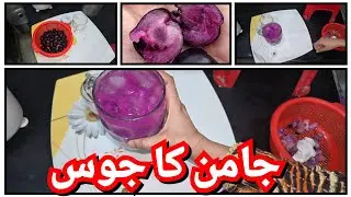 Easy way of making jaman juice at home || summer Drink || #summer #video #juice 
