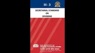 Secretarial Standard 3 on Dividend with Checklist on Listed Company