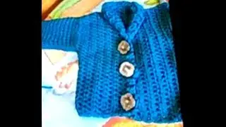 Cozy Infant Cardigan 3-6 months part 1 of 3 (the body)