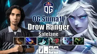 Drow Ranger Safelane | OG.Suma1L | 7.30 BROKEN AGHANIM DROW RANGER CARRY | 7.30 Gameplay Highlights