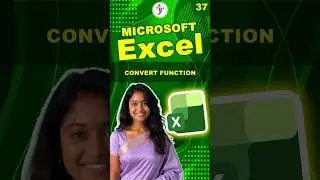 CONVERT in Excel / Unit Converter #excel #exceltips #exceltutorial #excelformula