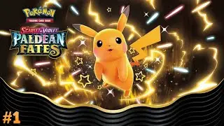 Pokemon Paldean Fates Booster Tin Box Opening #1