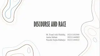 Discourse and Race