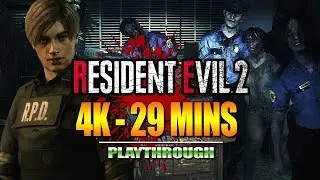 RESIDENT EVIL 2 Remake - Demo in 4K/29 Minute Playthrough w/Maximilian