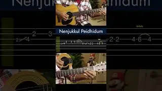Nenjukkul Peidhidum | Intro | Guitar Tabs Lesson
