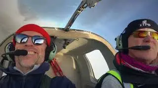 Flying in G-BULL - Scottish Aviation Bulldog at Kemble Airfield UK