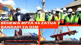 BEHEWA MPYA 44 ZATUA BANDARINI DSM, PROF. MBARAWA AONGOZA MAPOKEZI