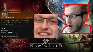 Crest of Fortitude New World Legendary Crafting Material The Siren's Brute Reekwater Farming Spot