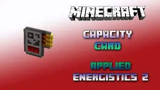 Capacity Card 📀 Minecraft Applied Energistics Tutorial 📀 English 📀 #Minecraft