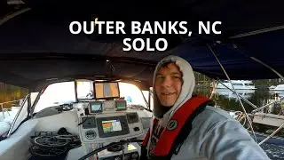 SOLO Sailing the Outer Banks & Water Pump Replacement - Explore With Perseverance (Episode 23)