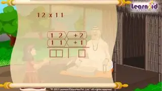 Vedic Math: Multiplication of Numbers Greater than Base Number (English)