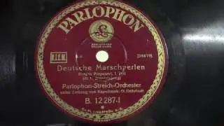 Parlophon streich orch: Deutsche marschperlen deel 1.  (ca 1938).