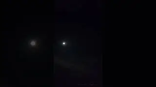 Небесная ночная зимняя красота. Безветрие