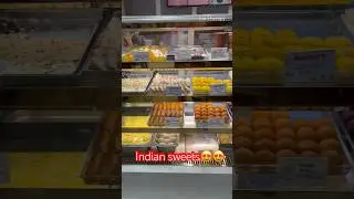 Sweets counter at Nathu Sweets😍#gulabjamun #rasgulla #kajukatli #rasmalai #mithai #shorts