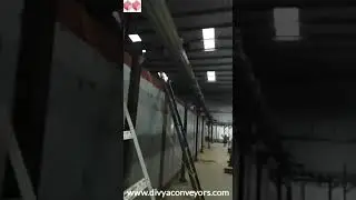 Conveyor installation under process for paint plant
