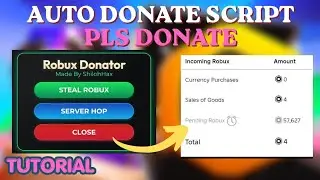 *Tutorial* Pls Donate Script - Auto Donate Robux Script | No Key, Safe, 2026