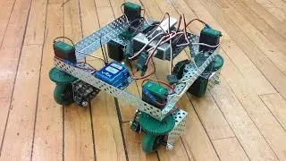 VEX Remote-controlled Swerve Drive Robot