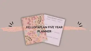 Kellofaplan 5 Year Planner Set-Up