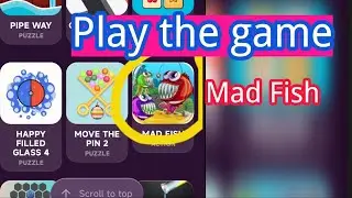 Mad Fish🐟🐟🐟 the offline game  🐠🐠🐠 wifi game  🦎🦎🦎 Fun interesing  stressrelief Mobil game