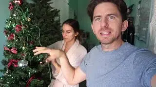VLOGMAS DAY 2   Decorating Our First CHRISTMAS TREE   // 2020