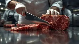 Mastering Short Ribs B/L Cutting | Professional Beef Butchery Skill & Marbling Perfection