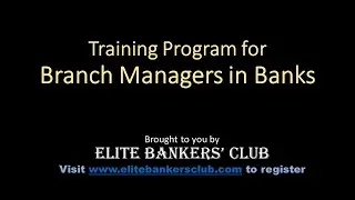 RELATIONSHIP BUILDING for Branch Managers in Banks