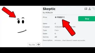 How To Get The Skeptic Face In Roblox For FREE! (Updated)