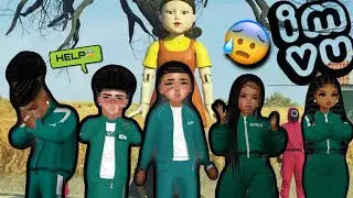 WE GOT STUCK IN THE SQUID GAME😰😖😱🔫 (IMVU SKIT)