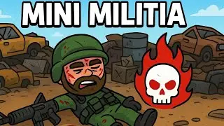 Battle in Junkyard | Mini Militia | Doodle Army 🪖
