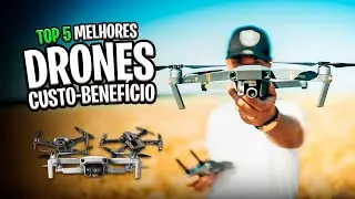 Top 5 melhores DRONES Baratos e Incríveis de 2024! Custo Benefício ✅