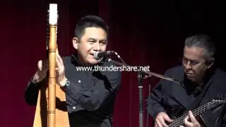 Colombian Folcloric Folk music group with harp in London - 3