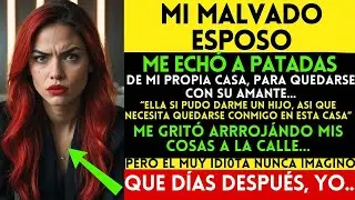 MI ESPOSO me ECHÓ A PATADAS De MI PROPIA CASA, para Quedarse Con Su AMANTE, pero ÉL NUNCA IMAGIN