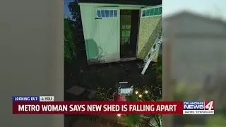 Metro women says new shed is falling apart