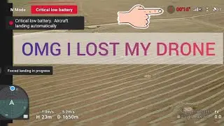 I Lost My Drone 1500M From Home Point , I Tried To Fly 8500M In FCC Mode