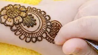Kids Ramzan 2026 mehndi design tutorial Step by step || easy & quick mehndi designs 