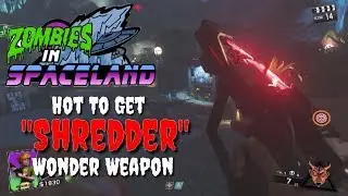 Infinite Warfare: Zombies In Spaceland- How To Get 'SHREDDER' Wonder Weapon Tutorial