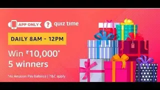Amazon Quiz Today 8 Apr 2019 Answers - Win Rs 10000 Amazon Pay Balance (5 winners)