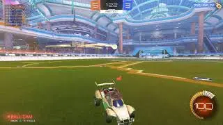 playing rocket league
