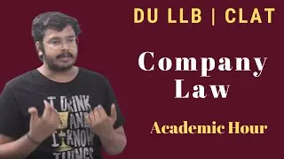 Company LAW - DU LLB  | ACADEMIC HOUR