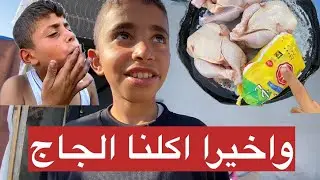 واخيرا اكلنا الدجاج في غـ🇵🇸ـزة 🐓🍗🐥