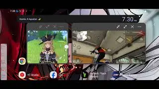 multitasking pop up 2 game testing Free fire and genshin impact