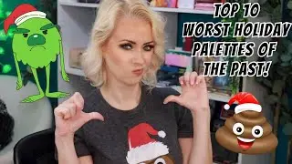TOP 10 WORST HOLIDAY EYESHADOW PALETTES OF THE PAST | Steff's Beauty Stash