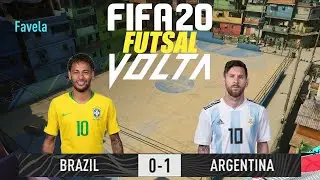Brazil vs Argentina | International Friendly | FIFA 20 VOLTA Futsal