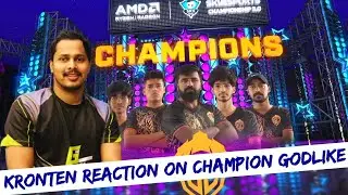 Kronten Reaction On Godlike Champions | Godlike Winners of Skyesports Championship