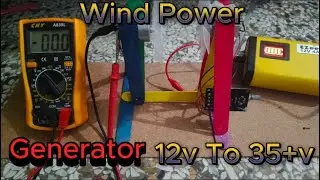 How to Make a Wind Power Generator at Home | Free Energy Using Wind | DIY Wind Turbine Project