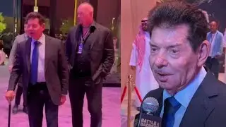 The Undertaker and Vince McMahon Arrives before Tyson Fury Fight in Saudi Arabia
