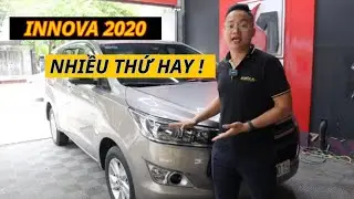 Độ nội thất Toyota Innova 2020 k&egrave;m camera 360 v&agrave; đ&egrave;n bi gầm