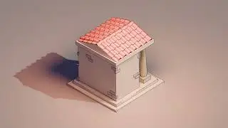 BLENDER - Stylized Roman Building